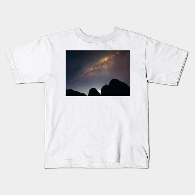 Milky Way Kids T-Shirt by jmpznz